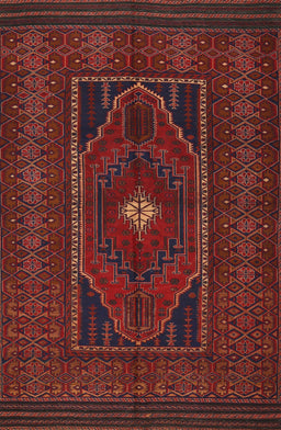 Machine Washable Traditional Chestnut Brown Rug, wshtr1133