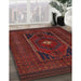 Machine Washable Traditional Chestnut Brown Rug in a Family Room, wshtr1133