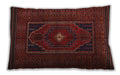 Traditional Classic Rectangular Chestnut Brown Lumbar Throw Pillow, 13 inch by 19 inch, lbtr1133