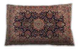 Traditional Classic Rectangular Light Copper Gold Lumbar Throw Pillow, 13 inch by 19 inch, lbtr1135
