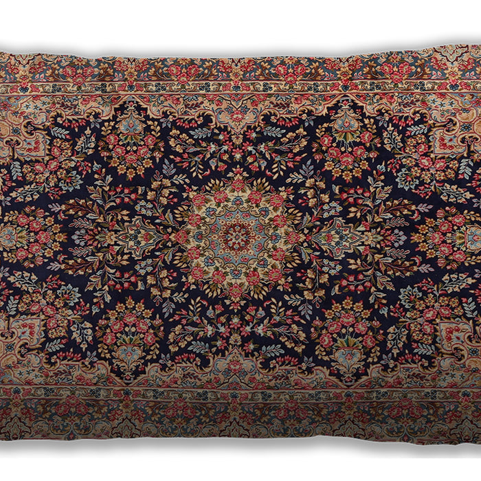 Traditional Classic Rectangular Light Copper Gold Lumbar Throw Pillow, 13 inch by 19 inch, lbtr1135