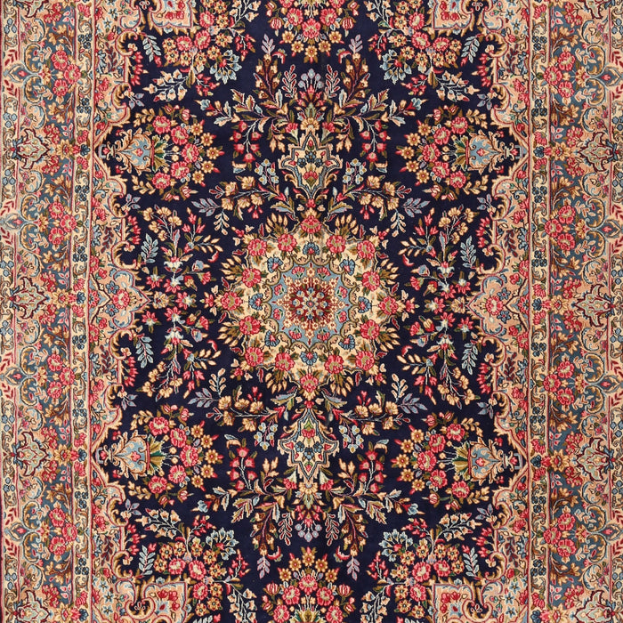 Traditional Light Copper Gold Medallion Rug, tr1135