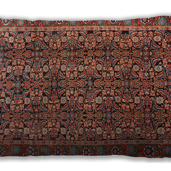 Traditional Classic Rectangular Saffron Red Lumbar Throw Pillow, 13 inch by 19 inch, lbtr1136
