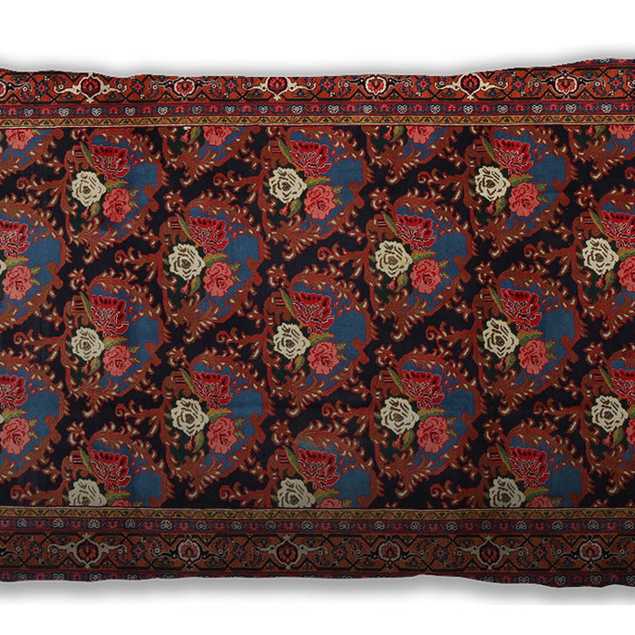 Traditional Classic Rectangular Sienna Brown Lumbar Throw Pillow, 13 inch by 19 inch, lbtr1138
