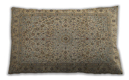 Traditional Classic Rectangular Brown Lumbar Throw Pillow, 13 inch by 19 inch, lbtr113