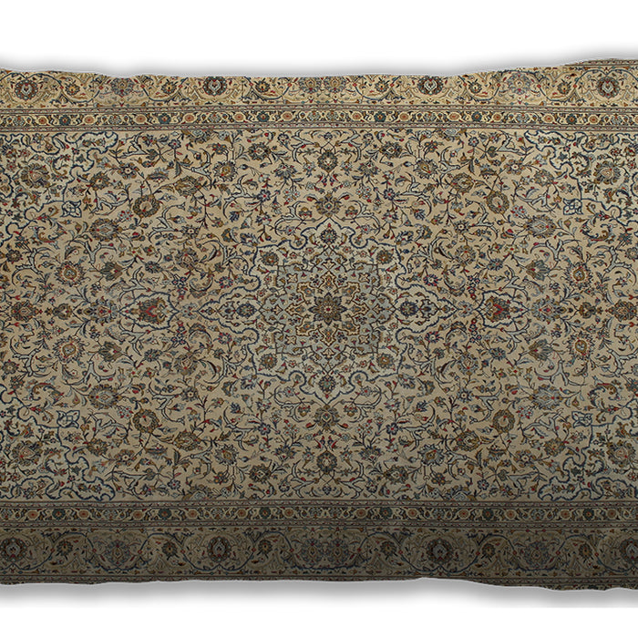 Traditional Classic Rectangular Brown Lumbar Throw Pillow, 13 inch by 19 inch, lbtr113