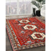 Machine Washable Traditional Orange Salmon Pink Rug in a Family Room, wshtr1142