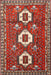 Traditional Orange Salmon Pink Persian Rug, tr1142