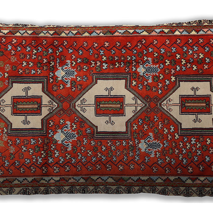 Traditional Classic Rectangular Orange Salmon Pink Lumbar Throw Pillow, 13 inch by 19 inch, lbtr1142