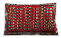 Traditional Classic Rectangular Dark Almond Brown Lumbar Throw Pillow, 13 inch by 19 inch, lbtr1143