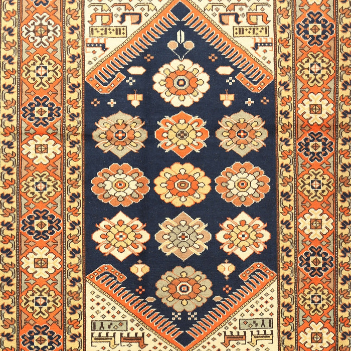 Traditional Chrome Gold Yellow Persian Rug, tr1149