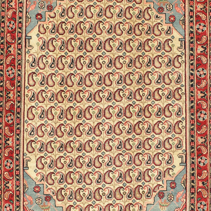 Traditional Mahogany Brown Persian Rug, tr114