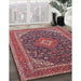 Machine Washable Traditional Carbon Red Rug in a Family Room, wshtr1151