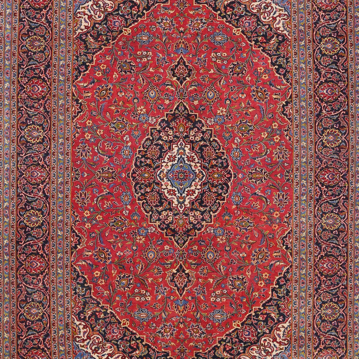 Machine Washable Traditional Saffron Red Rug, wshtr1152