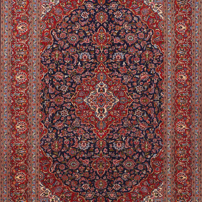 Traditional Saffron Red Persian Rug, tr1154