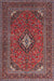 Traditional Rose Purple Medallion Rug, tr1159