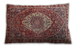 Traditional Classic Rectangular Camel Brown Lumbar Throw Pillow, 13 inch by 19 inch, lbtr1160