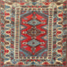 Square Traditional Brown Red Persian Rug, tr1162