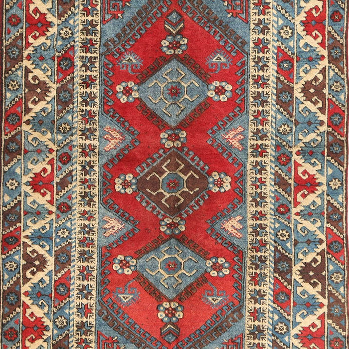 Traditional Brown Red Persian Rug, tr1162