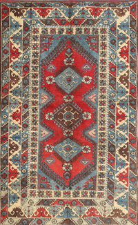 Machine Washable Traditional Brown Red Rug, wshtr1162