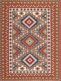 Machine Washable Traditional Light French Beige Brown Rug, wshtr1163