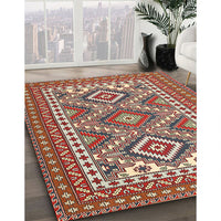 Traditional Light French Beige Brown Persian Rug, tr1163