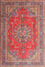 Traditional Light Copper Gold Medallion Rug, tr1165