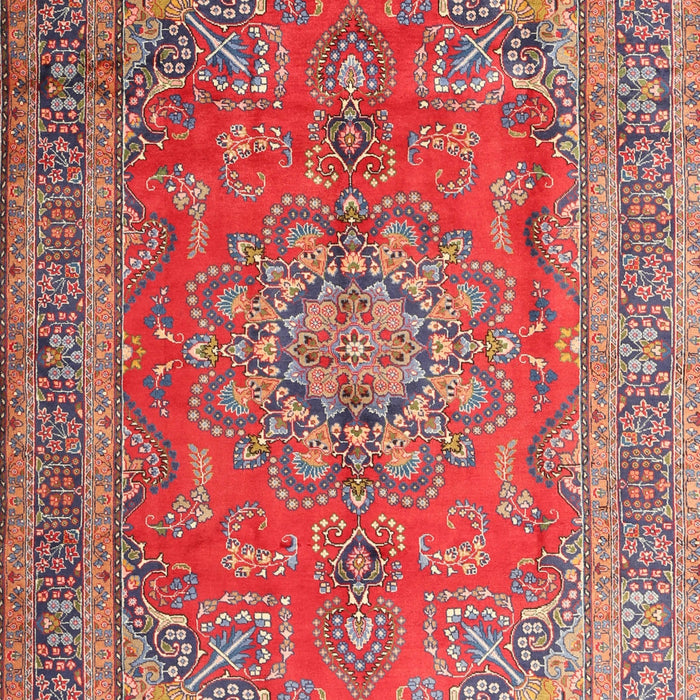 Traditional Light Copper Gold Medallion Rug, tr1165