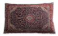 Traditional Classic Rectangular Brown Red Lumbar Throw Pillow, 13 inch by 19 inch, lbtr116