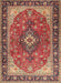 Traditional Light Copper Gold Medallion Rug, tr1170