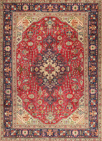 Machine Washable Traditional Light Copper Gold Rug, wshtr1170