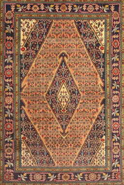 Machine Washable Traditional Peru Brown Rug, wshtr1172