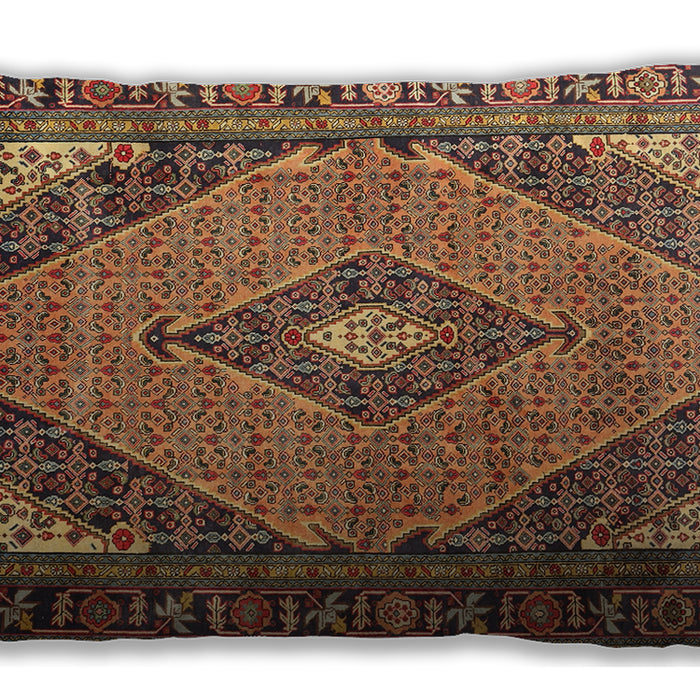Traditional Classic Rectangular Peru Brown Lumbar Throw Pillow, 13 inch by 19 inch, lbtr1172