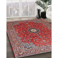 Traditional Pink Medallion Rug, tr1174