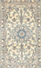 Traditional Vanilla Gold Medallion Rug, tr1177