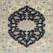 Square Traditional Brown Medallion Rug, tr1178