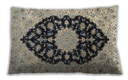 Traditional Classic Rectangular Brown Lumbar Throw Pillow, 13 inch by 19 inch, lbtr1178