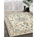 Traditional Vanilla Gold Persian Rug in Family Room, tr1180