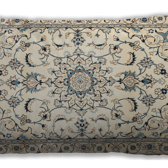 Traditional Classic Rectangular Vanilla Gold Lumbar Throw Pillow, 13 inch by 19 inch, lbtr1180