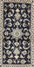 Machine Washable Traditional Gunmetal Green Rug, wshtr1181