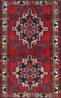 Machine Washable Traditional Red Rug, wshtr1184