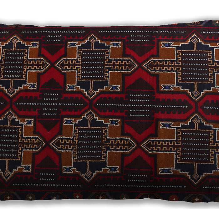 Traditional Classic Rectangular Dark Brown Lumbar Throw Pillow, 13 inch by 19 inch, lbtr1185