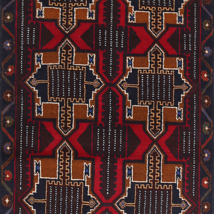 Traditional Dark Brown Persian Rug, tr1185