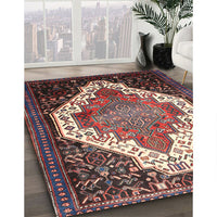 Traditional Pink Medallion Rug, tr1187