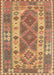 Machine Washable Traditional Sand Brown Rug, wshtr1190