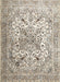 Traditional Army Brown Medallion Rug, tr1192