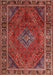 Traditional Rust Pink Persian Rug, tr1194