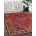 Traditional Rust Pink Persian Rug in Family Room, tr1194