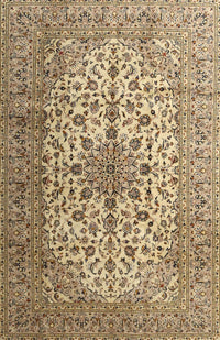 Machine Washable Traditional Sienna Brown Rug, wshtr1198