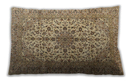 Traditional Classic Rectangular Sienna Brown Lumbar Throw Pillow, 13 inch by 19 inch, lbtr1198